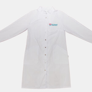 Халат медицинский женский, ткань тиси (с вышивкой)