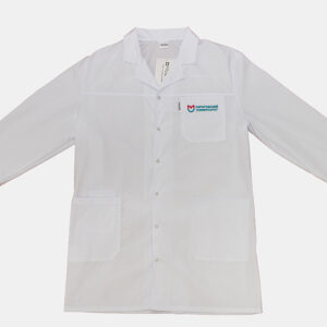 Халат медицинский мужской, ткань тиси (с вышивкой)